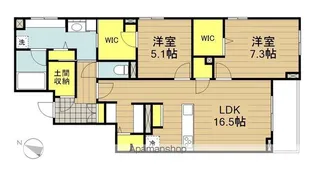桜橋グランデ【3階】の間取り