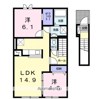ディア パーク【2階】の間取り