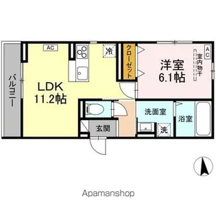 フィオレンテ 長町南【3階】の間取り