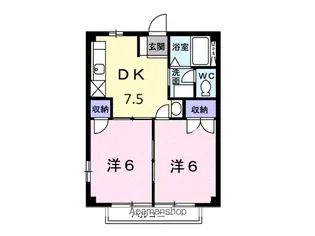 パルトカーサⅢ【1階】の間取り