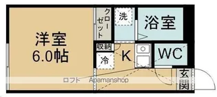 リベェールⅠ【106号室】の間取り