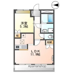 サンシャイン【2階】の間取り
