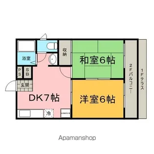 SEA OAKSⅡ・Ⅲ【B-1号室】の間取り