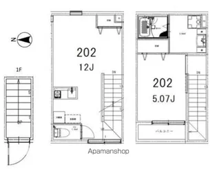パークノート東日暮里【2階】の間取り