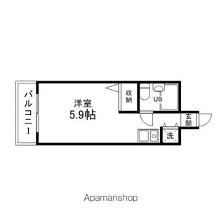ジョイフル中野中央【101号室】の間取り