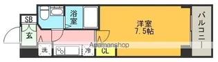 SーRESIDENCE神戸磯上通【12階】の間取り