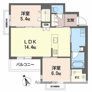 シャーメゾングランデ【3階】の間取り