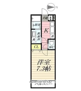 ジーメゾン伊勢原石田【1階】の間取り