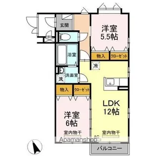 リジエール【2階】の間取り