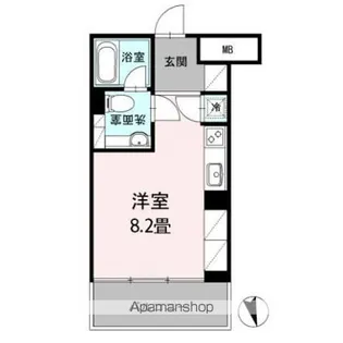 カスタリア目黒長者丸【3階】の間取り