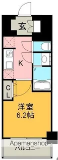ディアレイシャス名古屋大須通【7階】の間取り