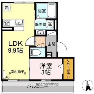 シス・パシオン【2階】の間取り