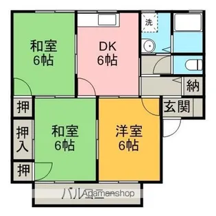 コーポK【201号室】の間取り