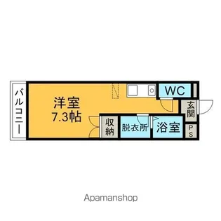サンライズ15【512号室】の間取り
