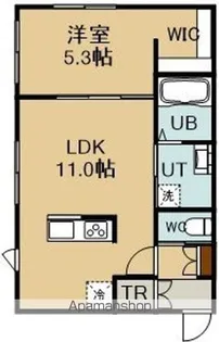 MARESSE CHOU CHOU(マレッセシュシュ)【2階】の間取り