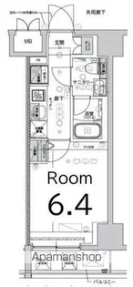 クレストタップ新横浜【7階】の間取り