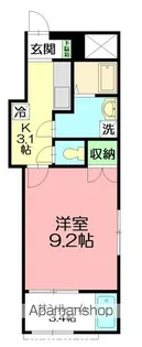 クレール カーサ【1階】の間取り