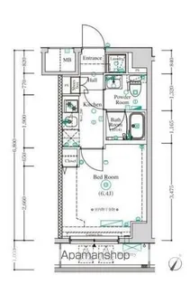 AZEST横濱関内【8階】の間取り