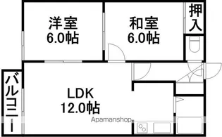 豊平コート【1005号室】の間取り