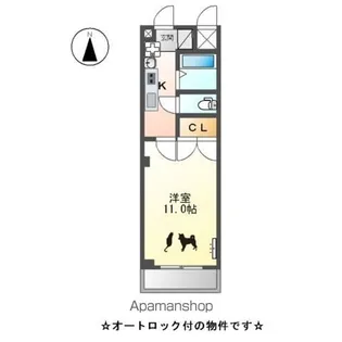 プレジデント・川中【4階】の間取り