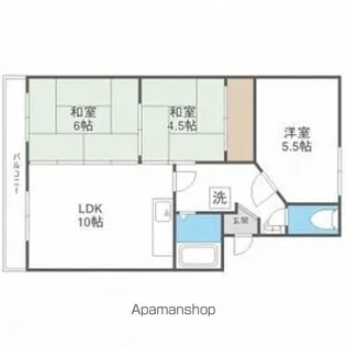 マンション進幹【3階】の間取り