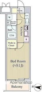 ALIVIO西麻布【3階】の間取り