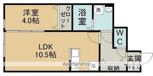 コンフォルト【102号室】の間取り