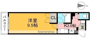 カーサグラン高知【4階】の間取り