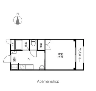 メゾン祖山【2階】の間取り