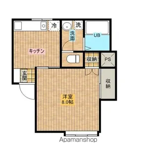 ハイツセレクト【1階】の間取り