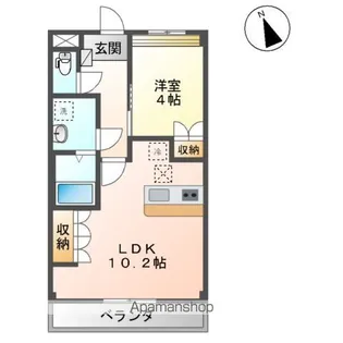 サンフィット フジマンA棟【1階】の間取り