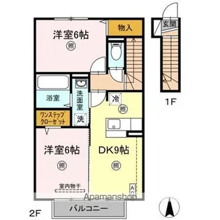 ボヌール A【2階】の間取り