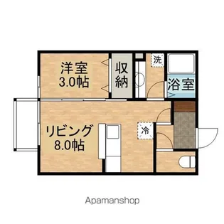 クレイス【2階】の間取り