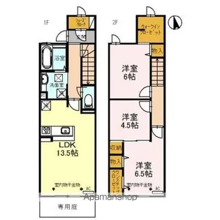 COCO泉【1階】の間取り