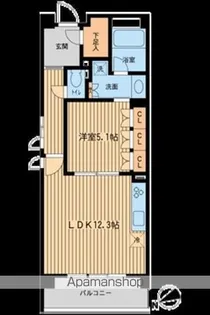 HF若林公園レジデンス【1階】の間取り