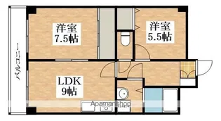 デイグラン長居公園【1階】の間取り