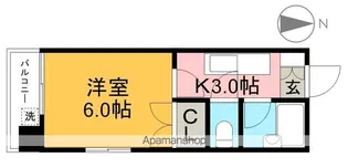 メゾーンあけぼのⅢ【7階】の間取り