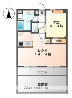 東京都小平市鈴木町1丁目【マンション】の間取り