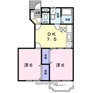 セントポーリア【1階】の間取り