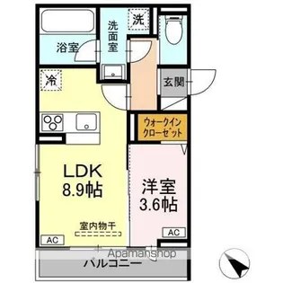 シンシア春日【2階】の間取り