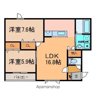 OWLⅡ【1階】の間取り