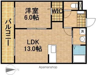 エクセルシア【105号室】の間取り