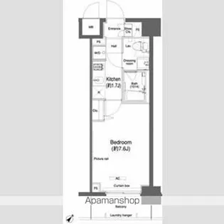 神奈川県横浜市鶴見区鶴見中央4丁目【マンション】の間取り