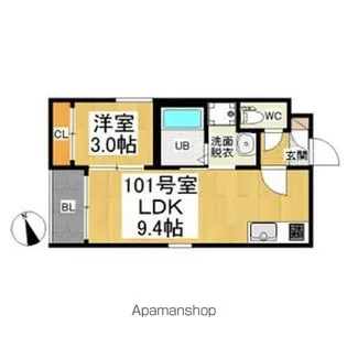 REGALEST granSouth【1階】の間取り