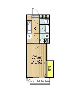 ガーデンハイム樗 2番館【2-506号室】の間取り