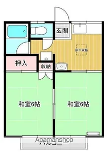 メゾンビィーズ【205号室】の間取り