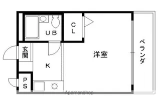 パティオOKAMOTO【305号室】の間取り