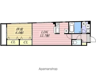 アルコバレーノ シンメイ【4階】の間取り