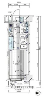 メインステージ入谷Ⅴ【2階】の間取り