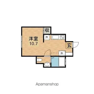 パークハイツ暁【202号室】の間取り